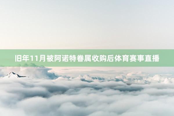 旧年11月被阿诺特眷属收购后体育赛事直播