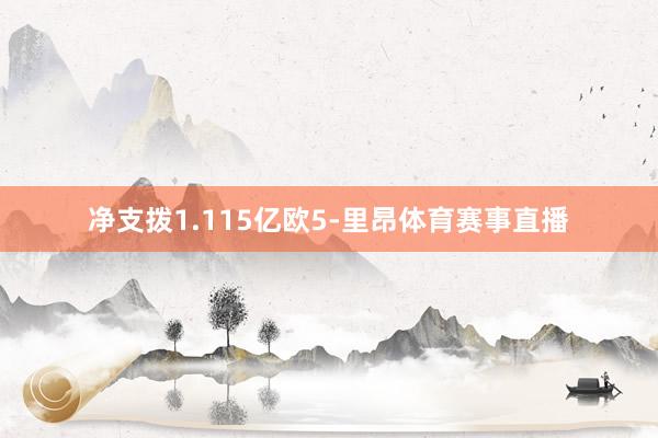 净支拨1.115亿欧5-里昂体育赛事直播