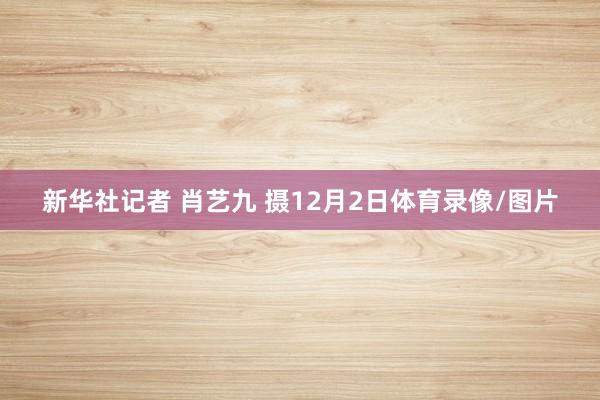 新华社记者 肖艺九 摄12月2日体育录像/图片