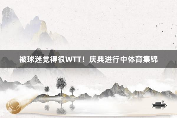 被球迷觉得很WTT！庆典进行中体育集锦