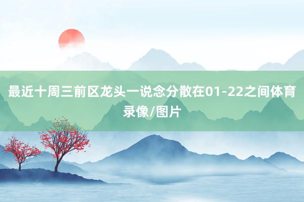 最近十周三前区龙头一说念分散在01-22之间体育录像/图片