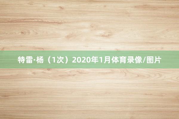 特雷·杨（1次）2020年1月体育录像/图片